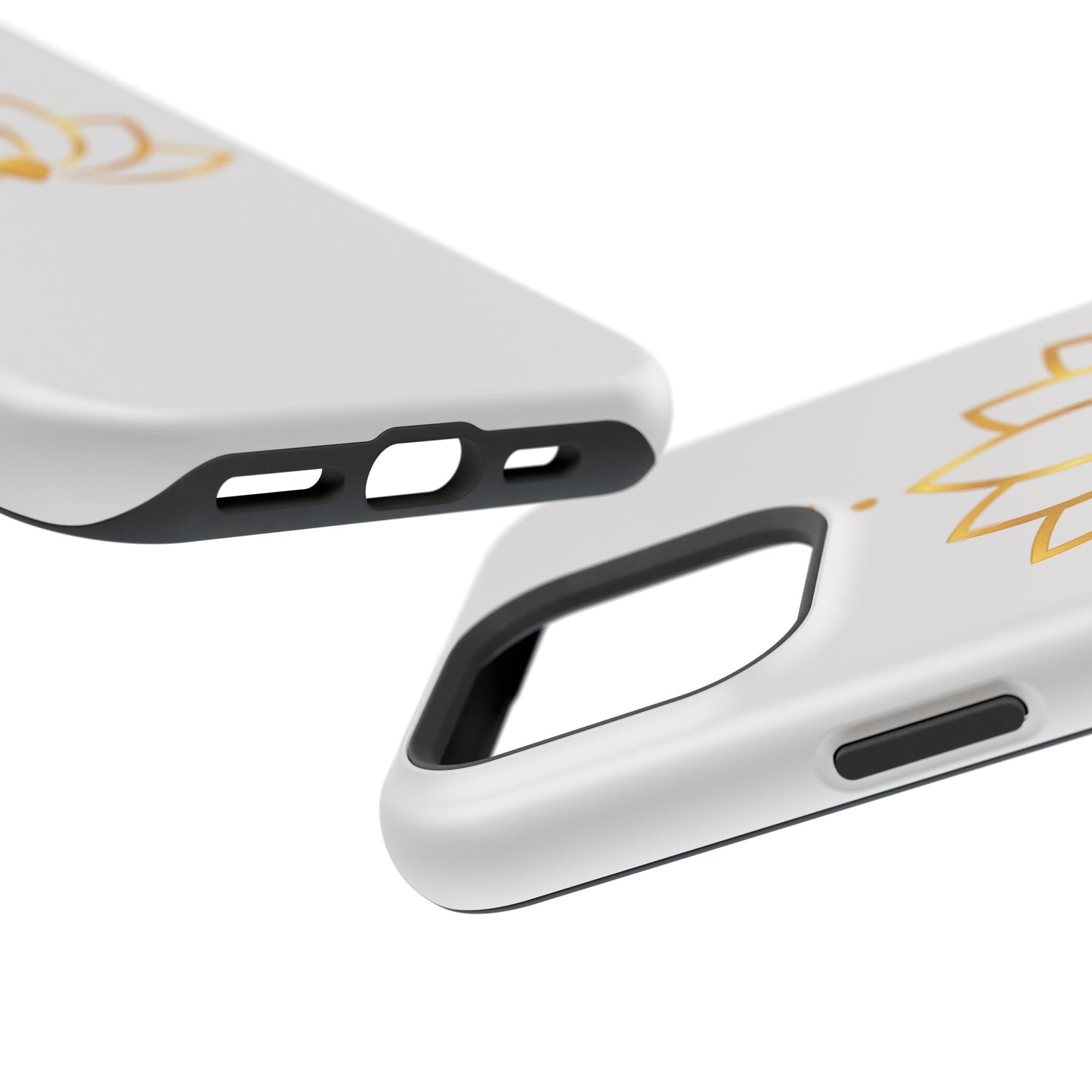 Lotus Heart Magnetic Impact-Resistant Phone Case