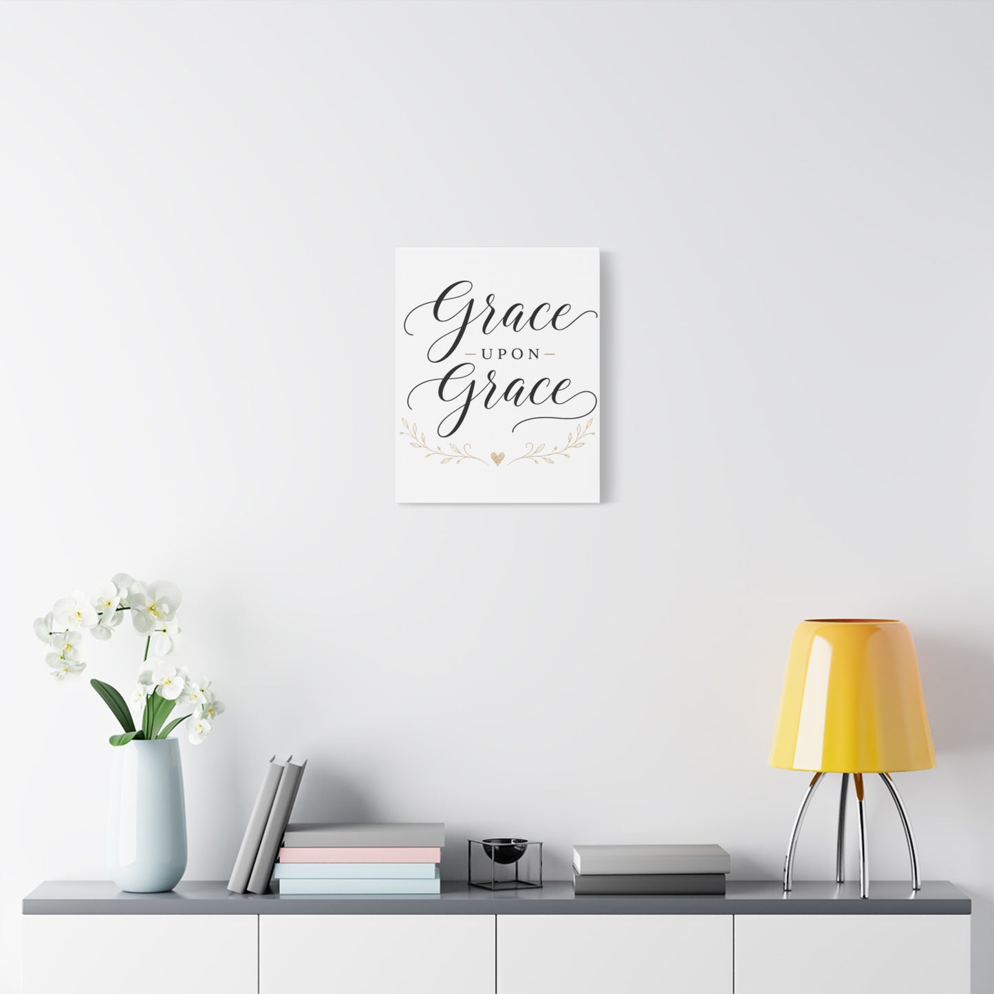 Grace Upon Grace Canvas Wall Art