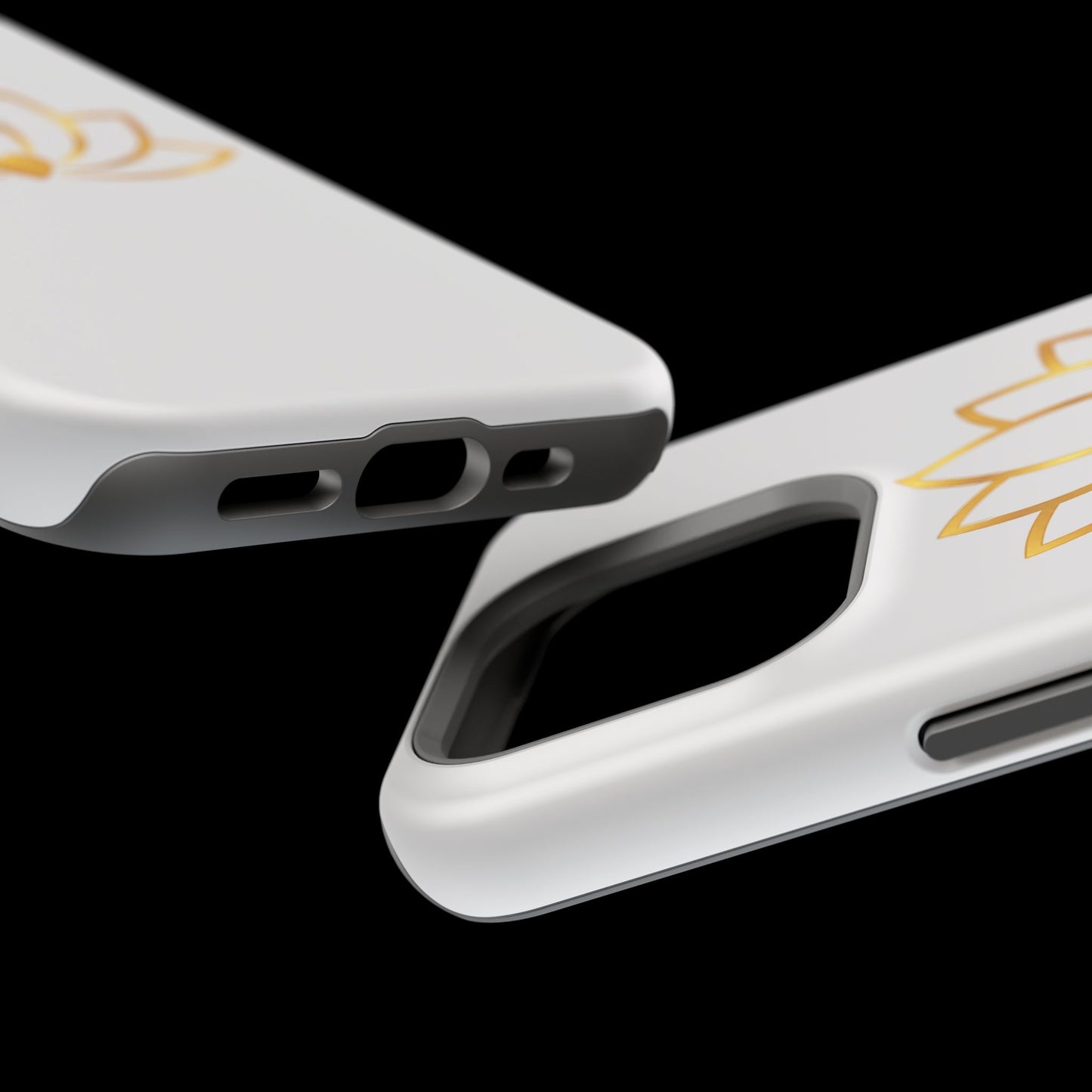 Lotus Heart Magnetic Impact-Resistant Phone Case