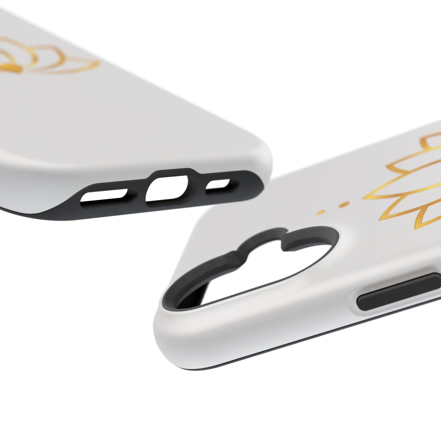 Lotus Heart Magnetic Impact-Resistant Phone Case