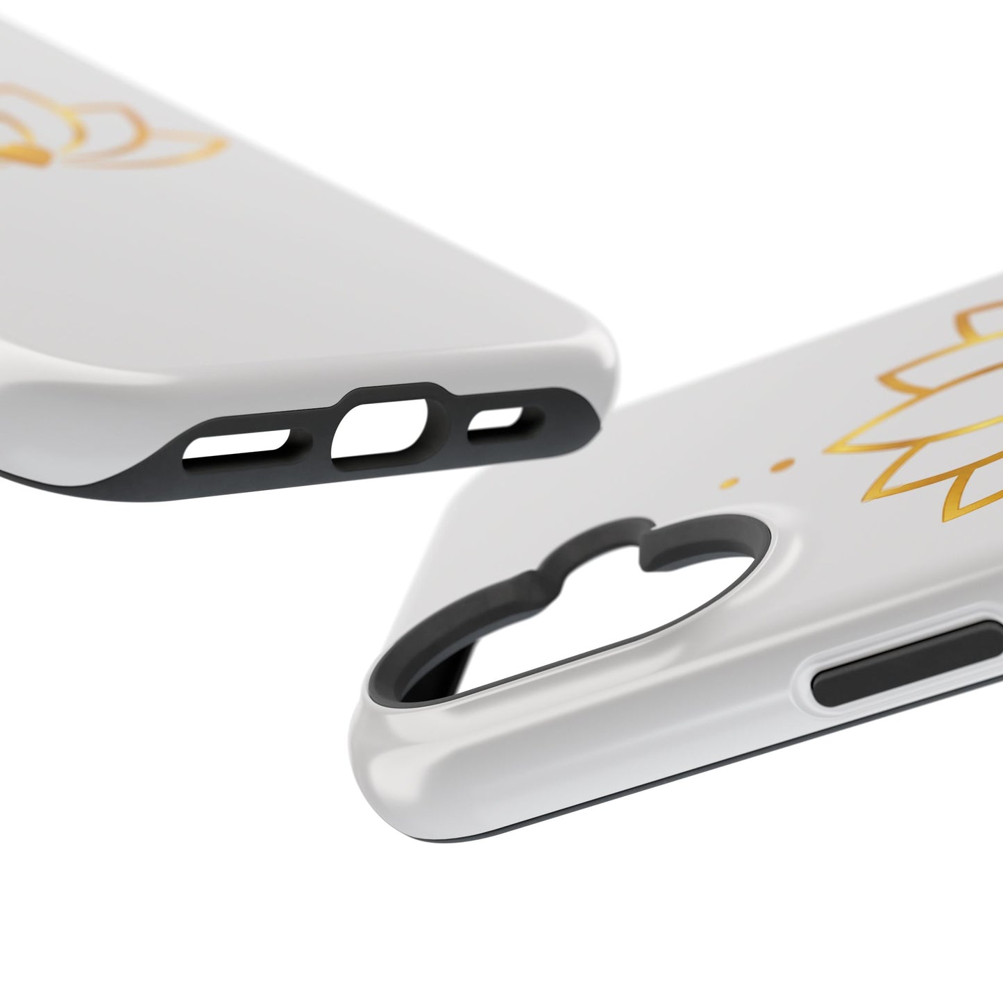 Lotus Heart Magnetic Impact-Resistant Phone Case