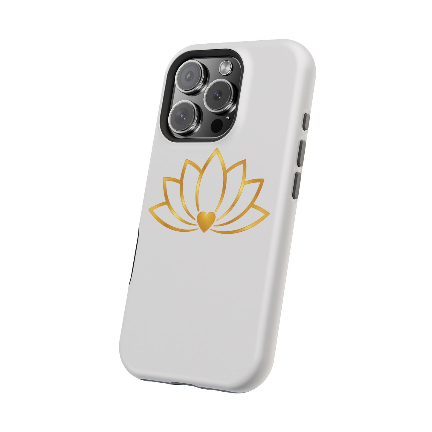 Lotus Heart Magnetic Impact-Resistant Phone Case