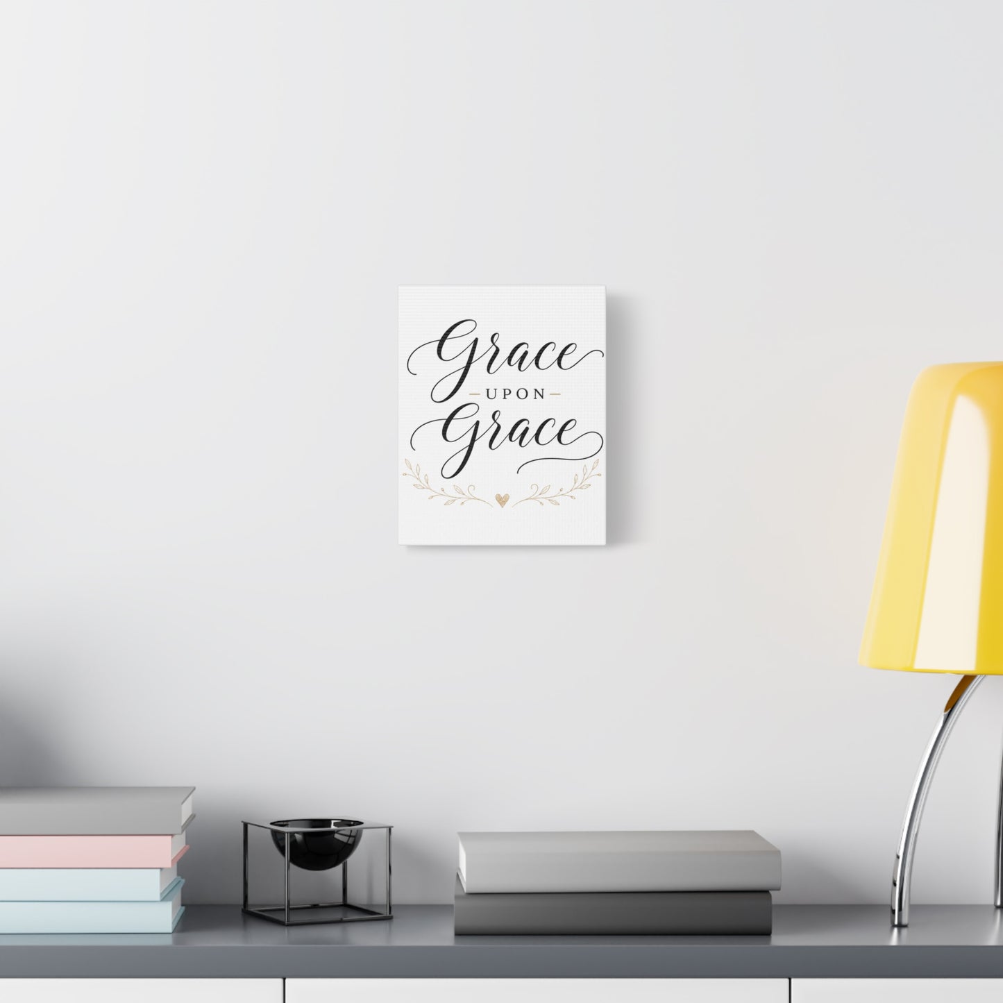 Grace Upon Grace Canvas Wall Art