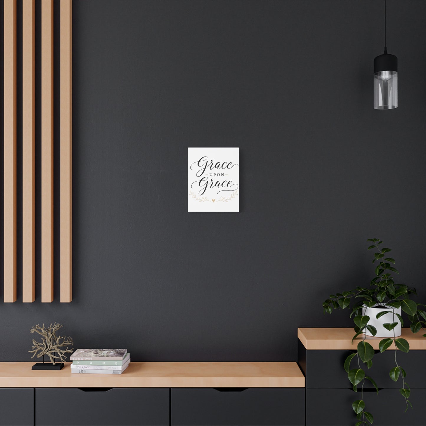 Grace Upon Grace Canvas Wall Art