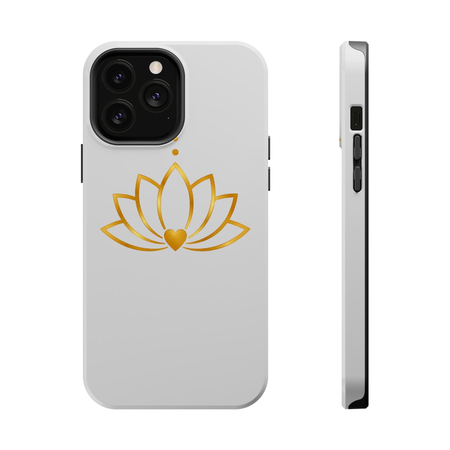 Lotus Heart Magnetic Impact-Resistant Phone Case