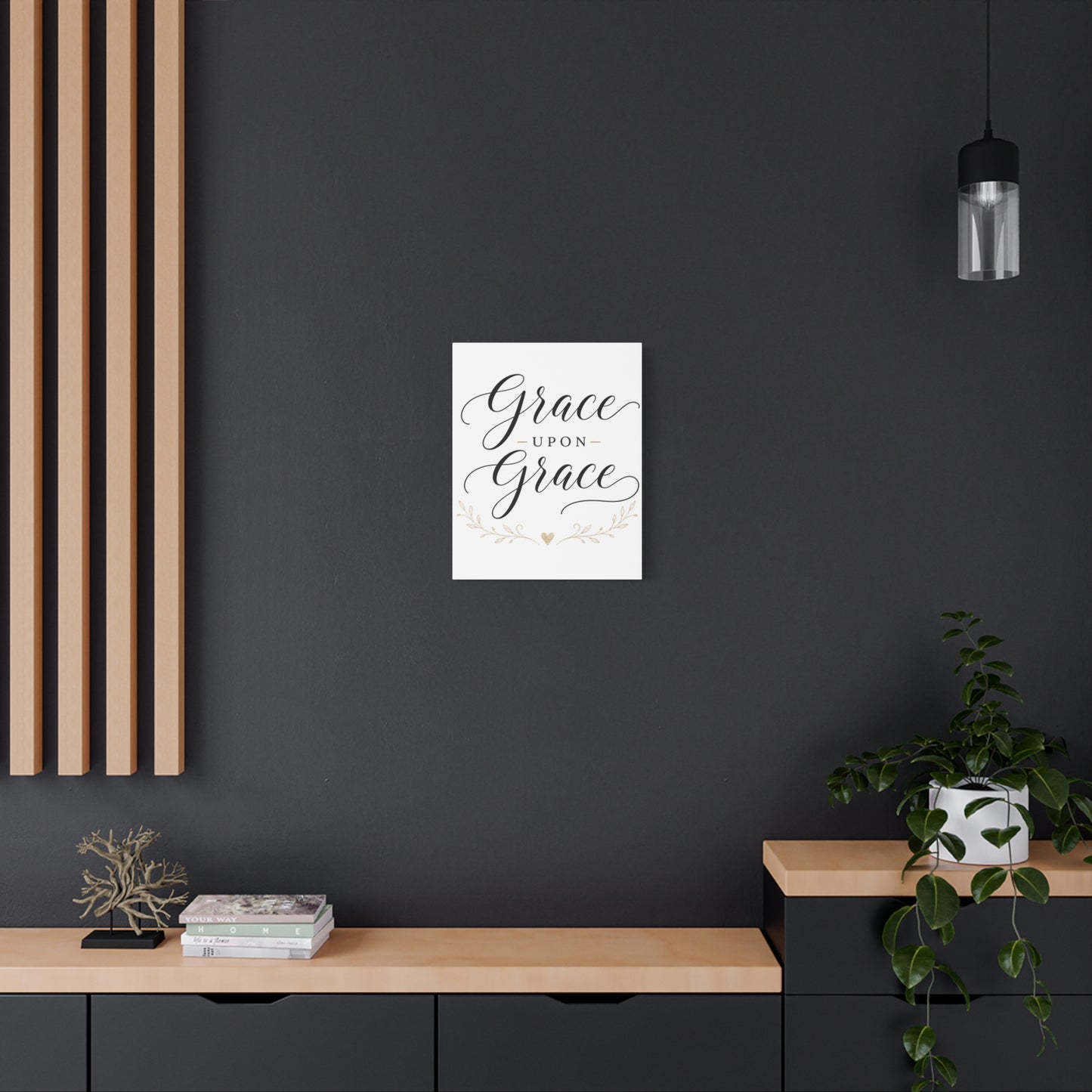 Grace Upon Grace Canvas Wall Art