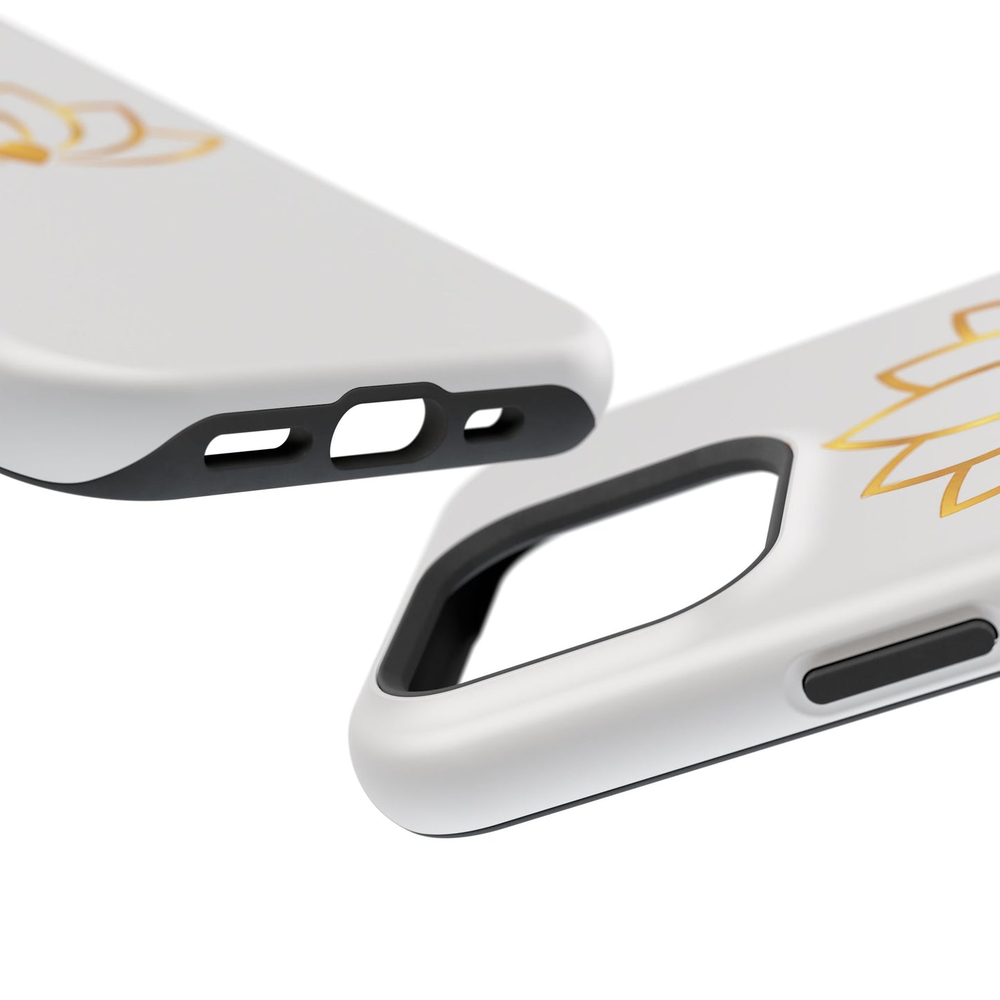 Lotus Heart Magnetic Impact-Resistant Phone Case