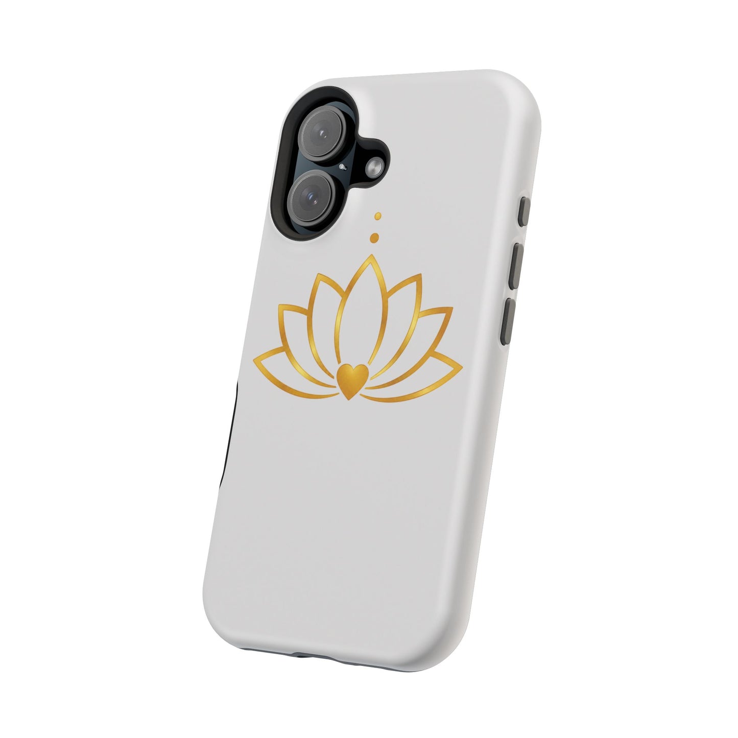 Lotus Heart Magnetic Impact-Resistant Phone Case