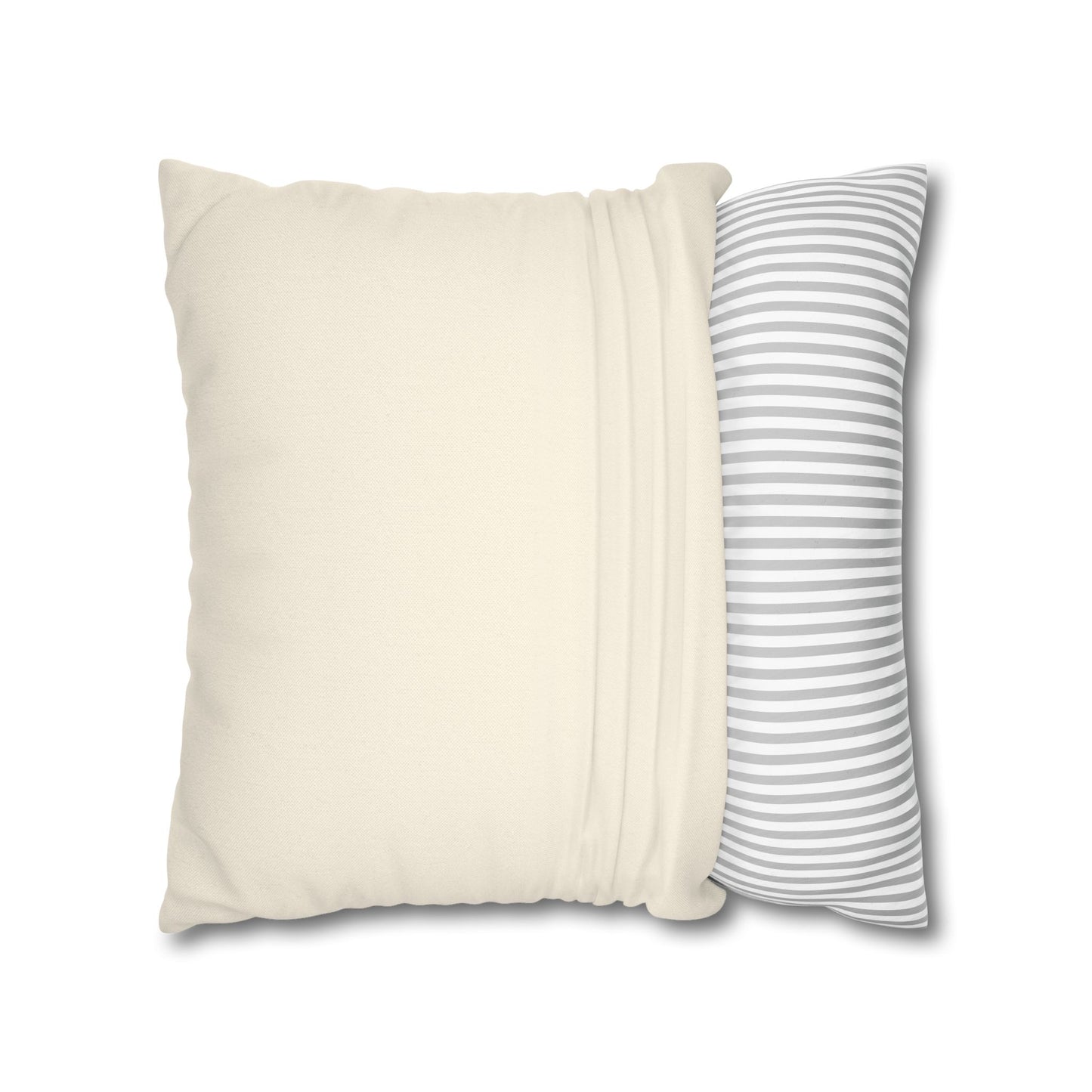 Choose Faith Decorative Pillow — Inspirational Square Throw Pillow with Lotus Design
