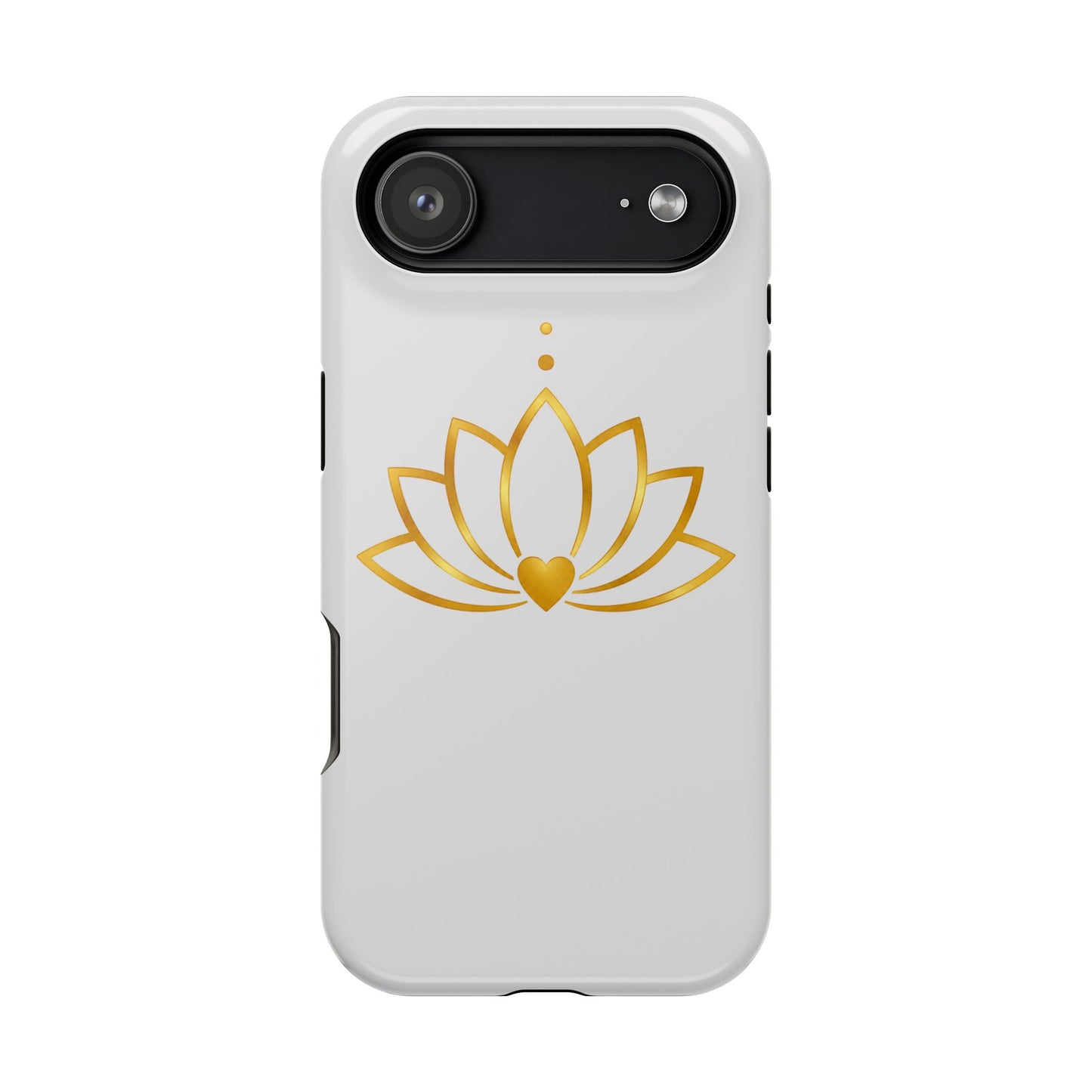 Lotus Heart Magnetic Impact-Resistant Phone Case