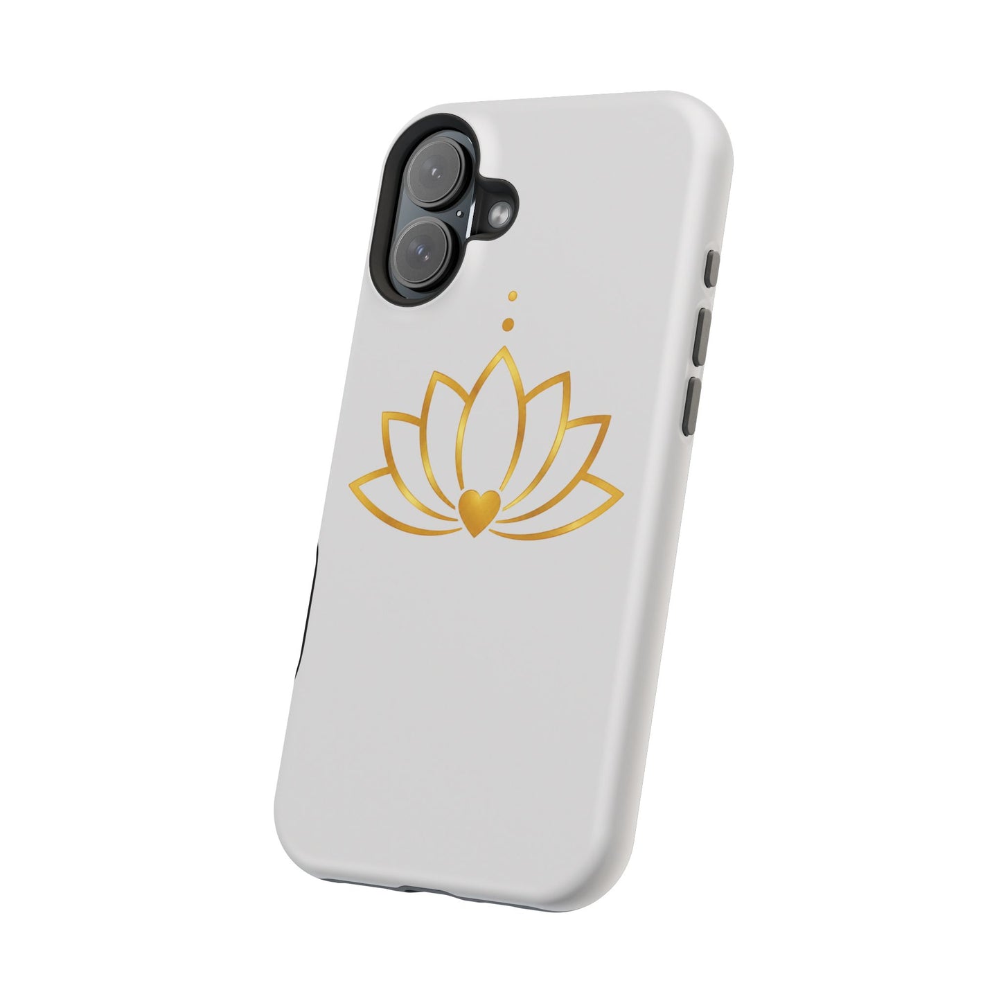 Lotus Heart Magnetic Impact-Resistant Phone Case