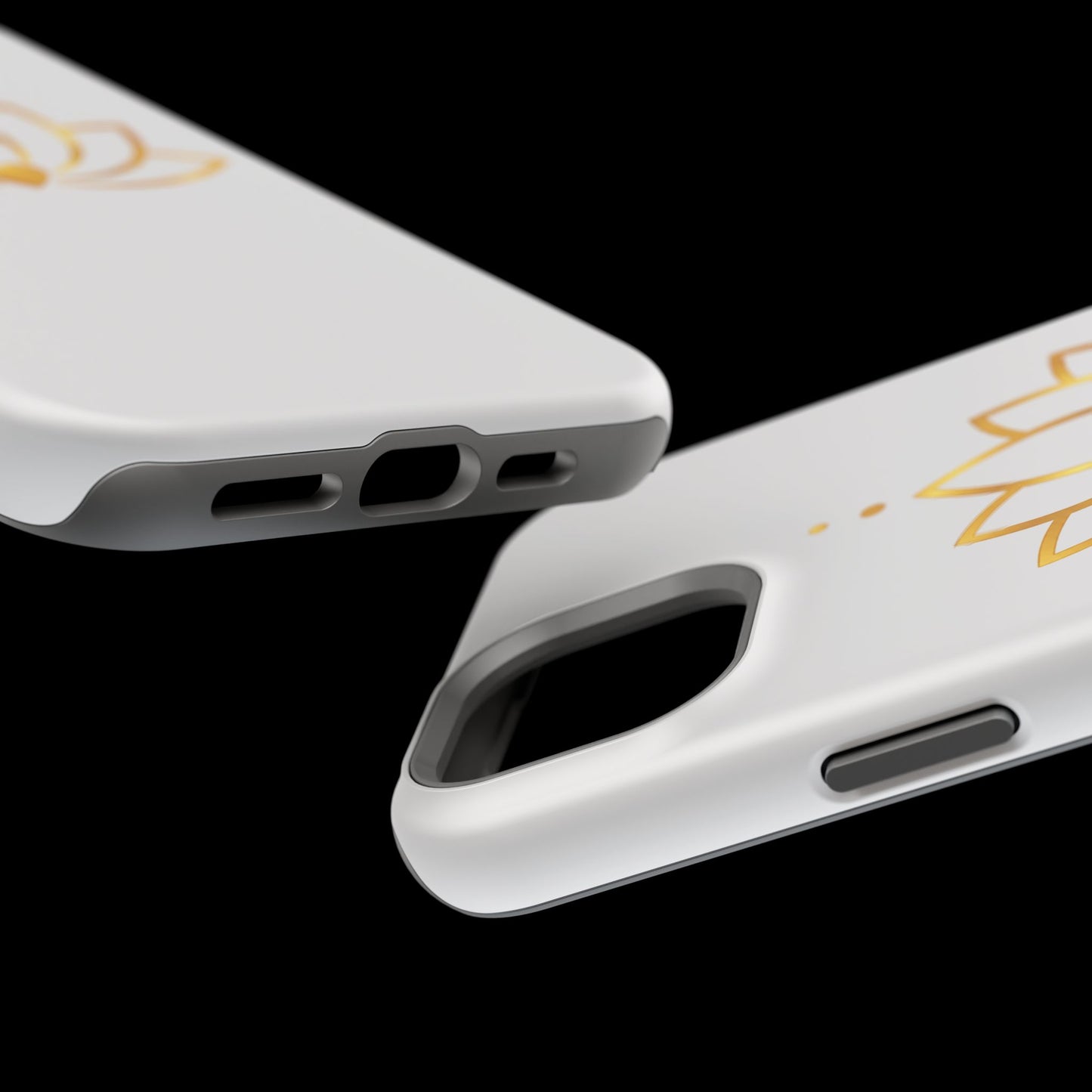 Lotus Heart Magnetic Impact-Resistant Phone Case