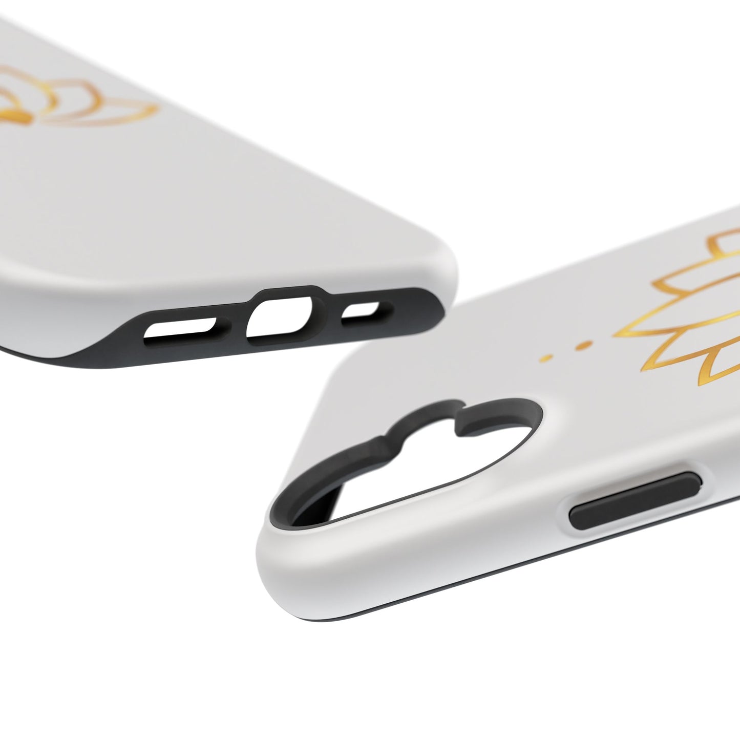 Lotus Heart Magnetic Impact-Resistant Phone Case