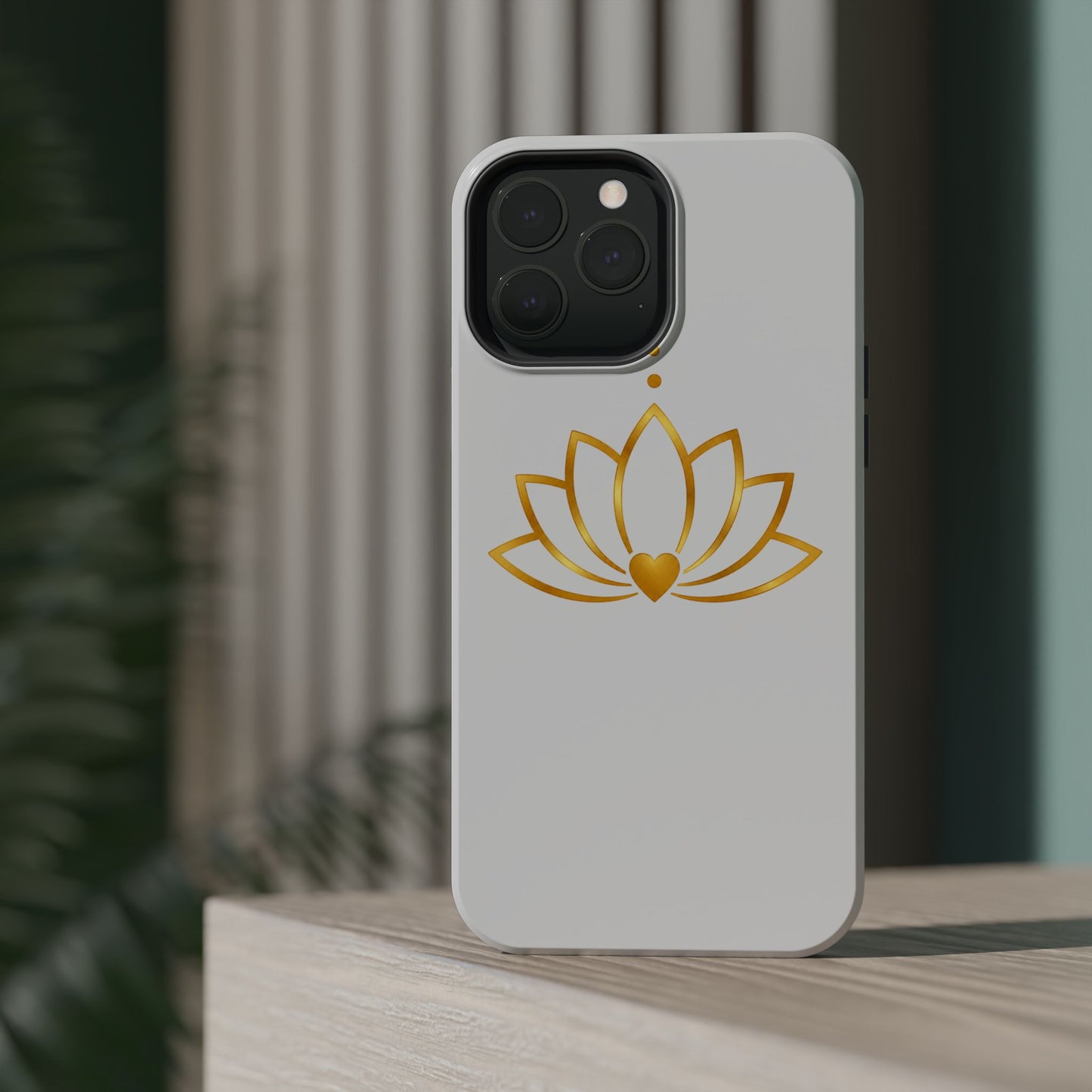 Lotus Heart Magnetic Impact-Resistant Phone Case