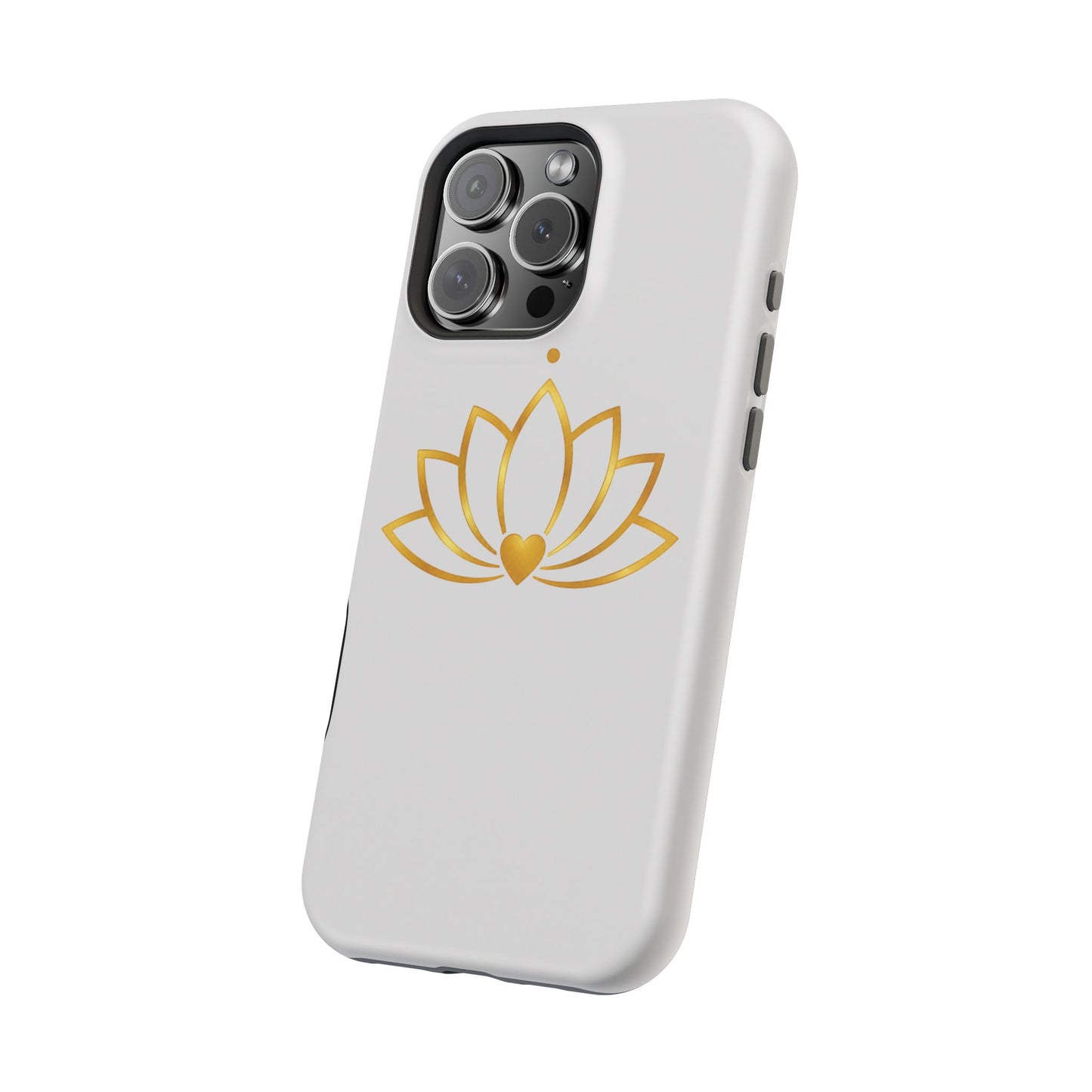 Lotus Heart Magnetic Impact-Resistant Phone Case