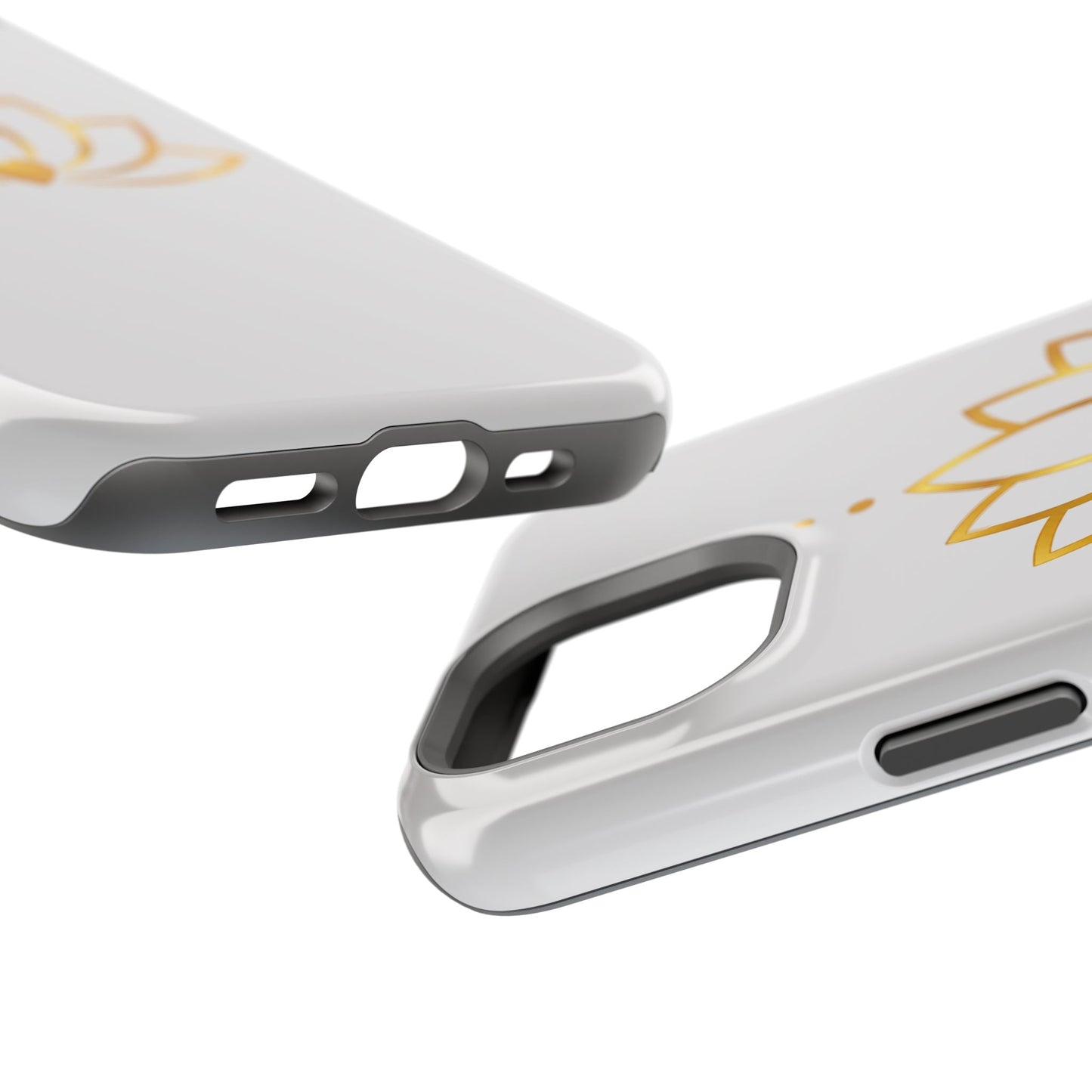 Lotus Heart Magnetic Impact-Resistant Phone Case