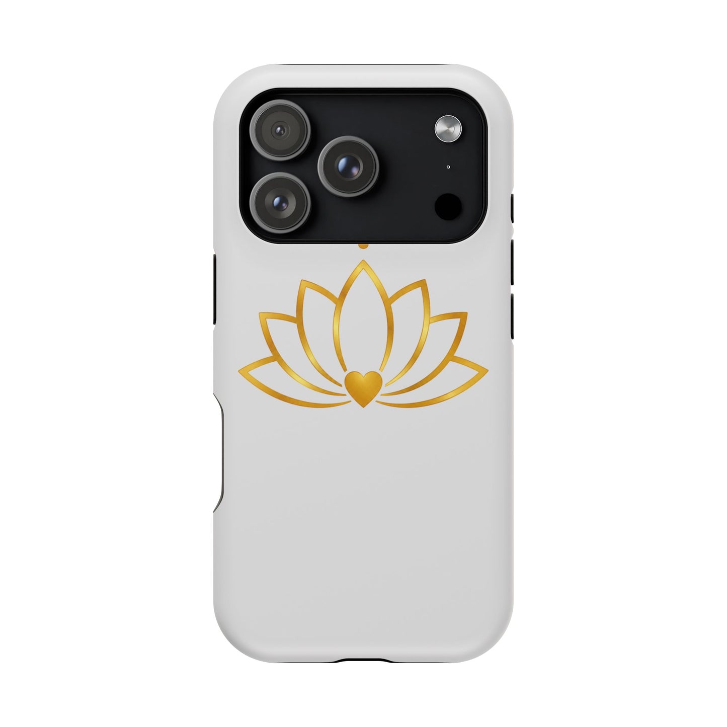 Lotus Heart Magnetic Impact-Resistant Phone Case