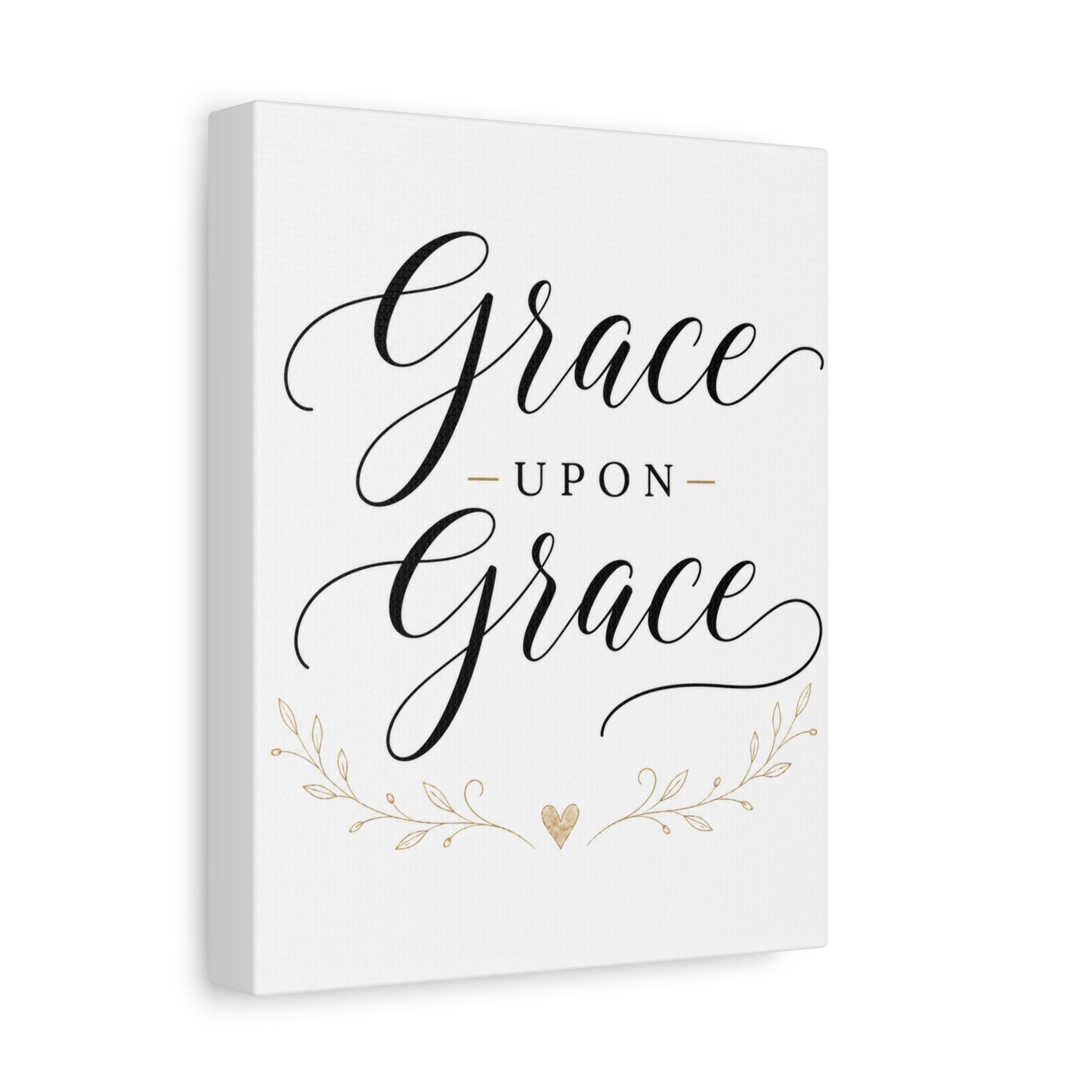 Grace Upon Grace Canvas Wall Art