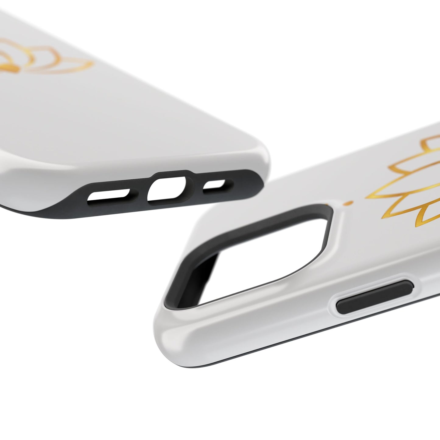 Lotus Heart Magnetic Impact-Resistant Phone Case