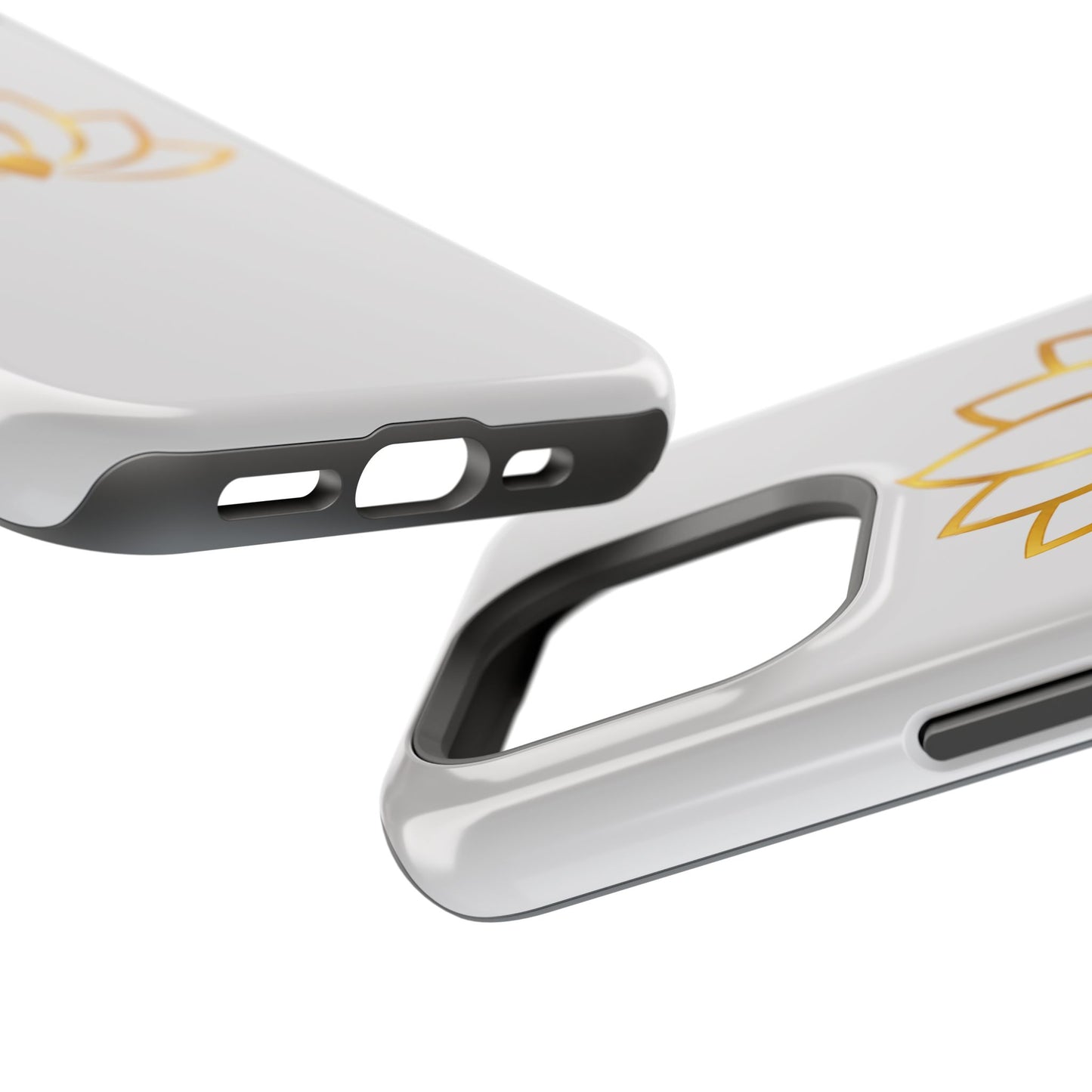 Lotus Heart Magnetic Impact-Resistant Phone Case
