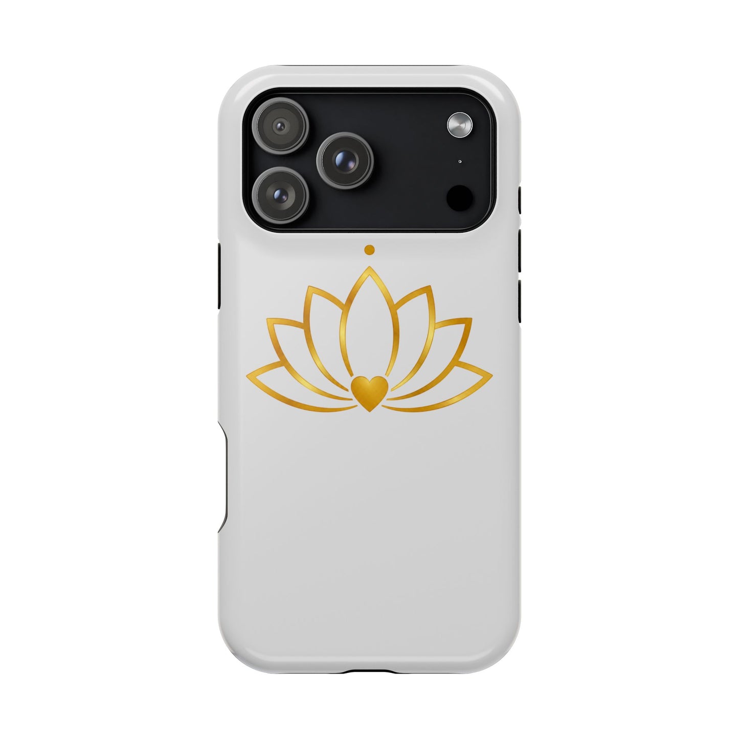 Lotus Heart Magnetic Impact-Resistant Phone Case
