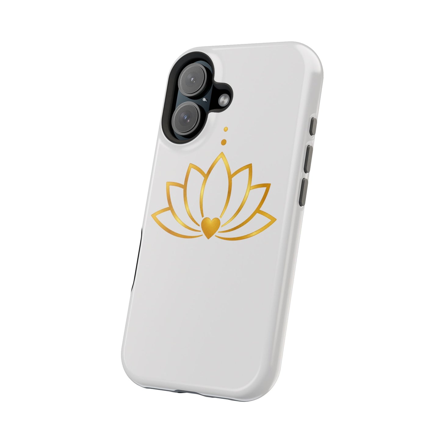Lotus Heart Magnetic Impact-Resistant Phone Case