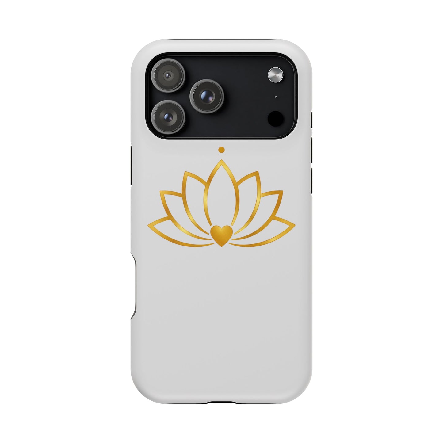 Lotus Heart Magnetic Impact-Resistant Phone Case