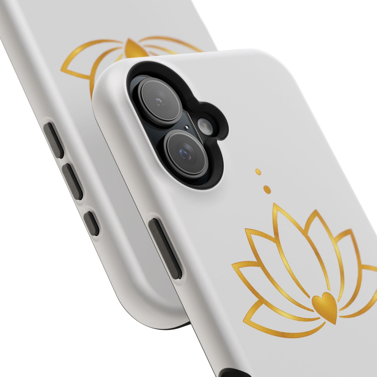 Lotus Heart Magnetic Impact-Resistant Phone Case