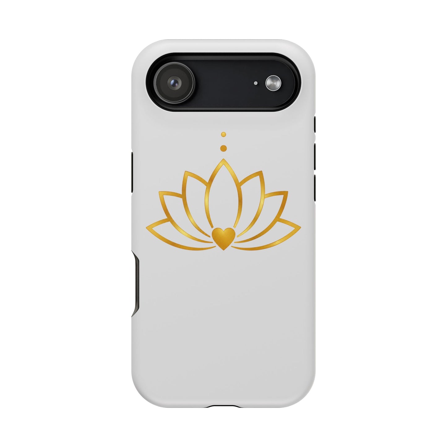 Lotus Heart Magnetic Impact-Resistant Phone Case
