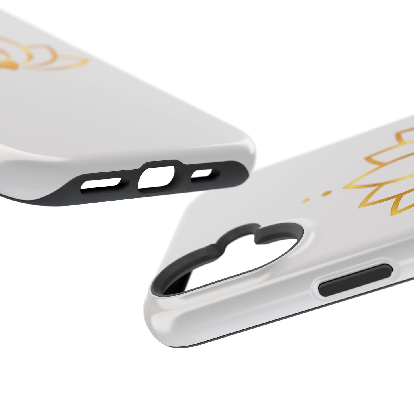 Lotus Heart Magnetic Impact-Resistant Phone Case