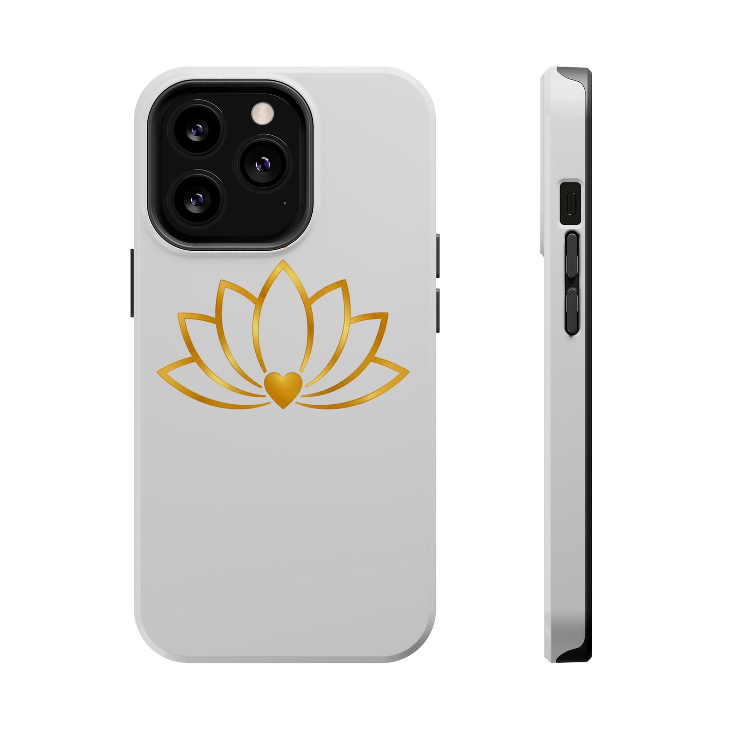 Lotus Heart Magnetic Impact-Resistant Phone Case