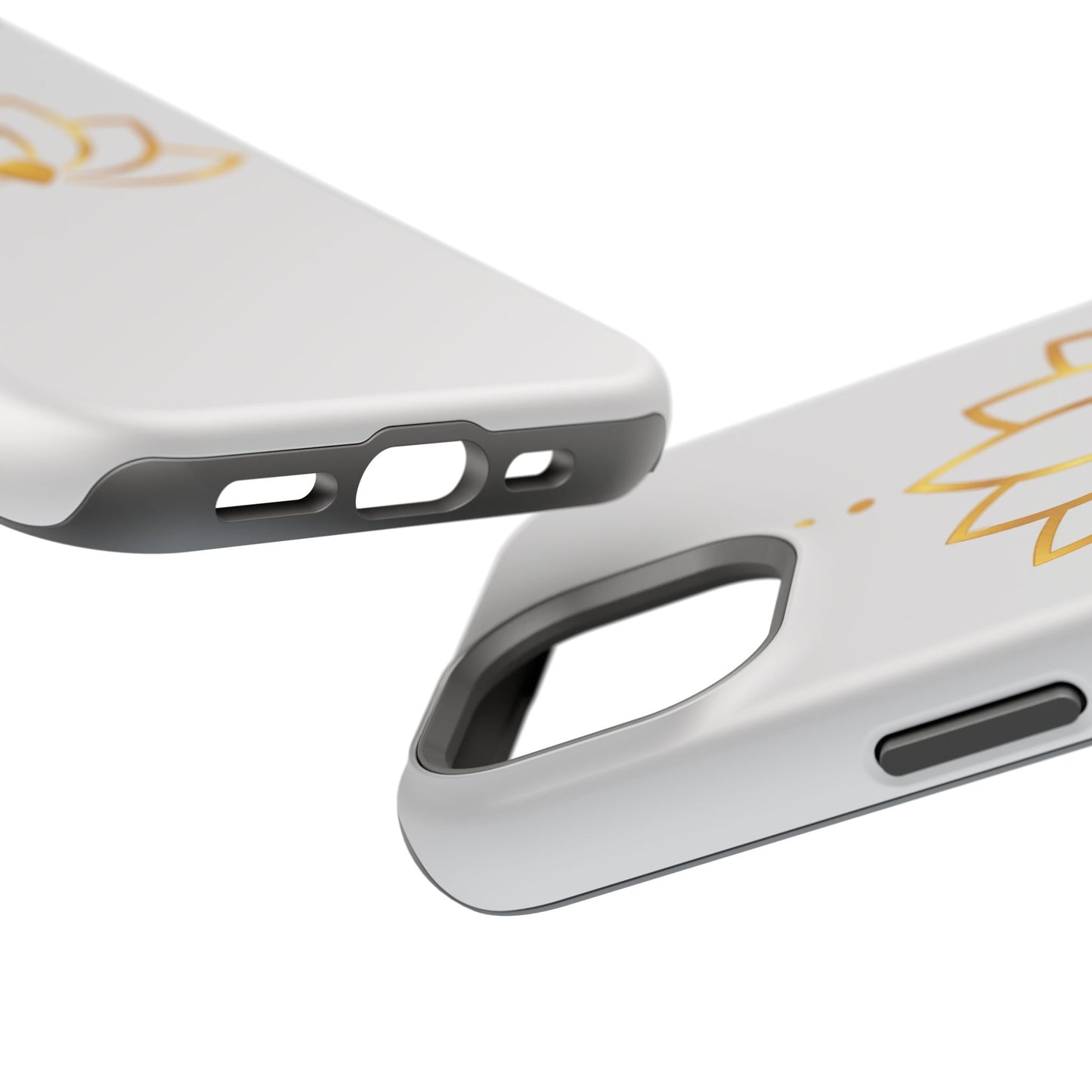 Lotus Heart Magnetic Impact-Resistant Phone Case