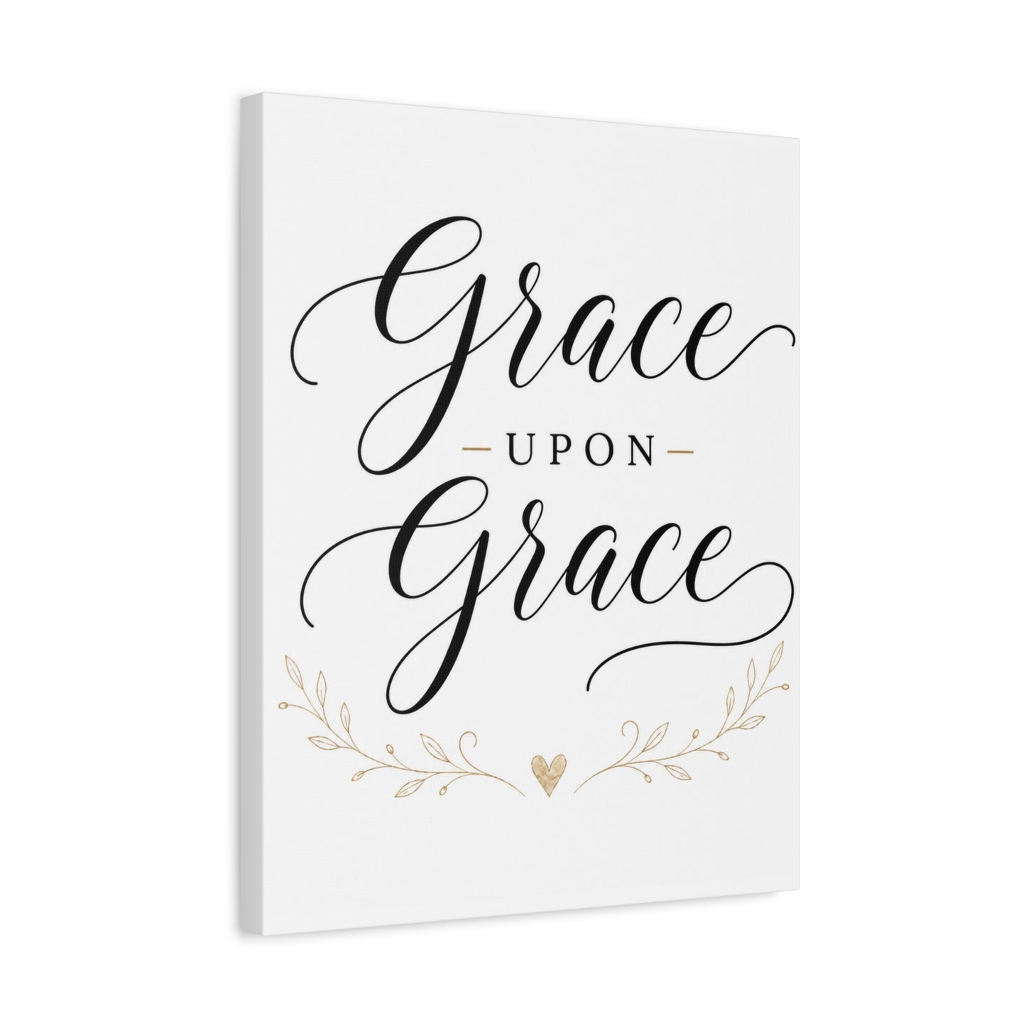 Grace Upon Grace Canvas Wall Art