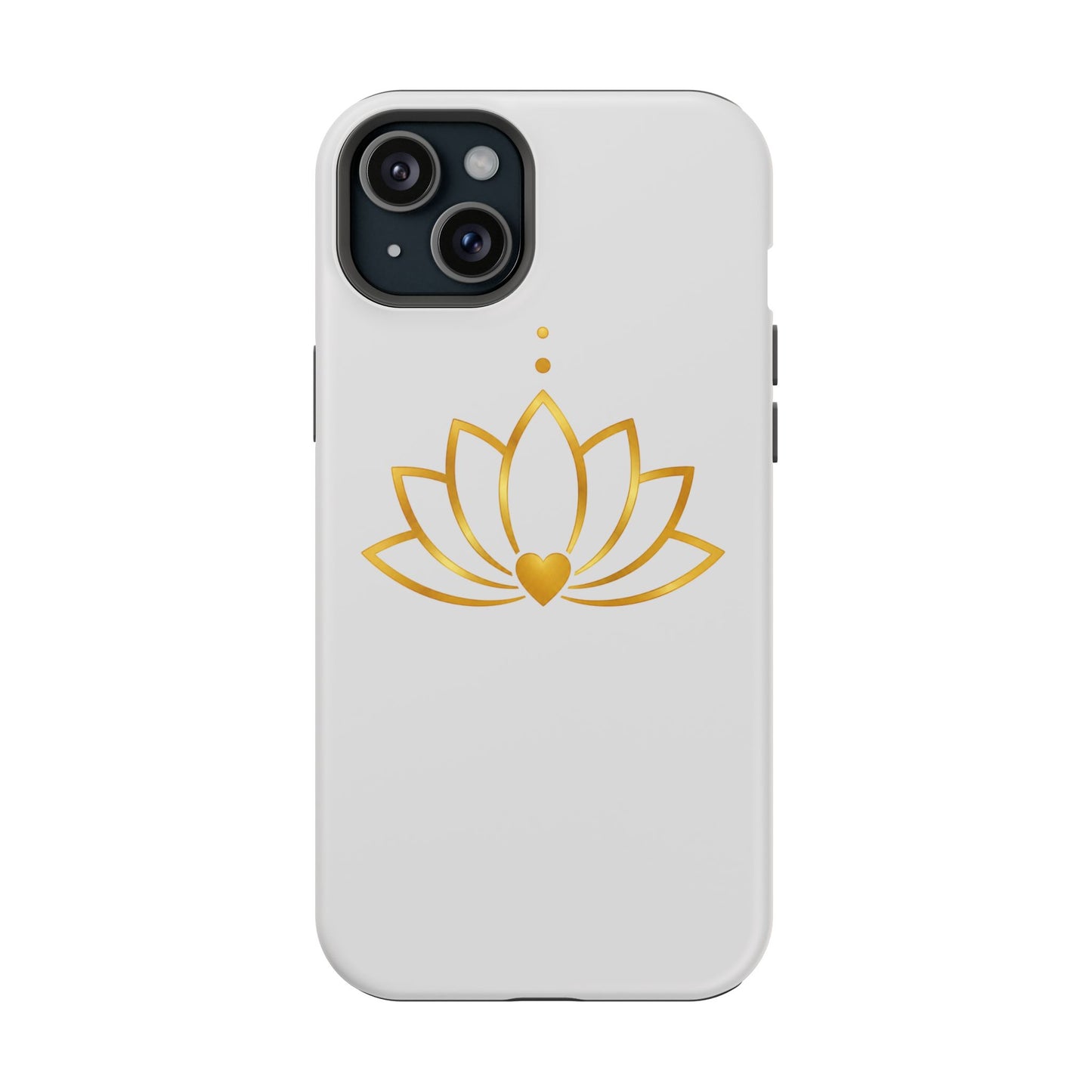 Lotus Heart Magnetic Impact-Resistant Phone Case