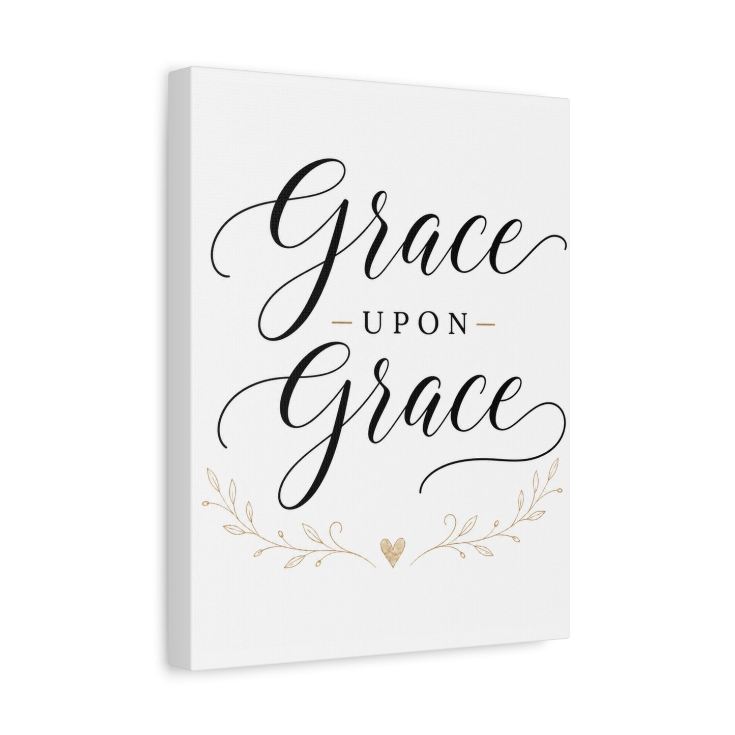Grace Upon Grace Canvas Wall Art