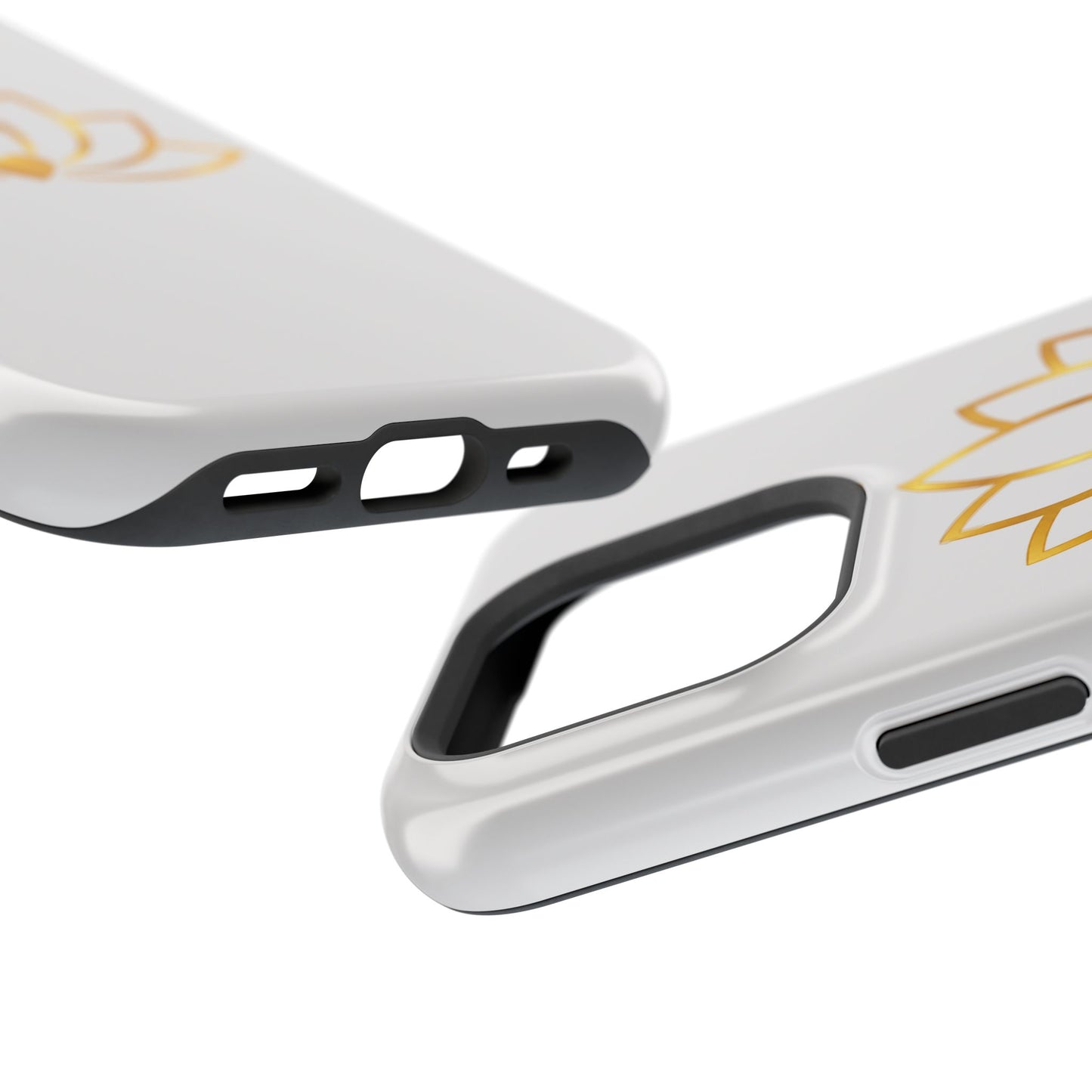 Lotus Heart Magnetic Impact-Resistant Phone Case