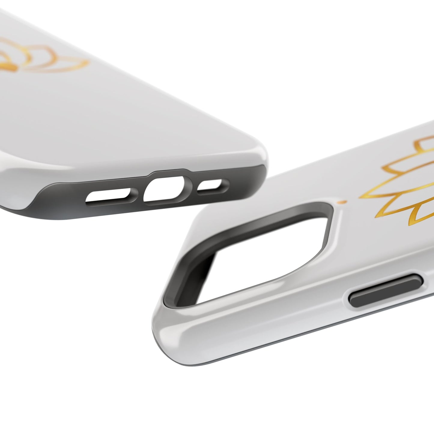 Lotus Heart Magnetic Impact-Resistant Phone Case