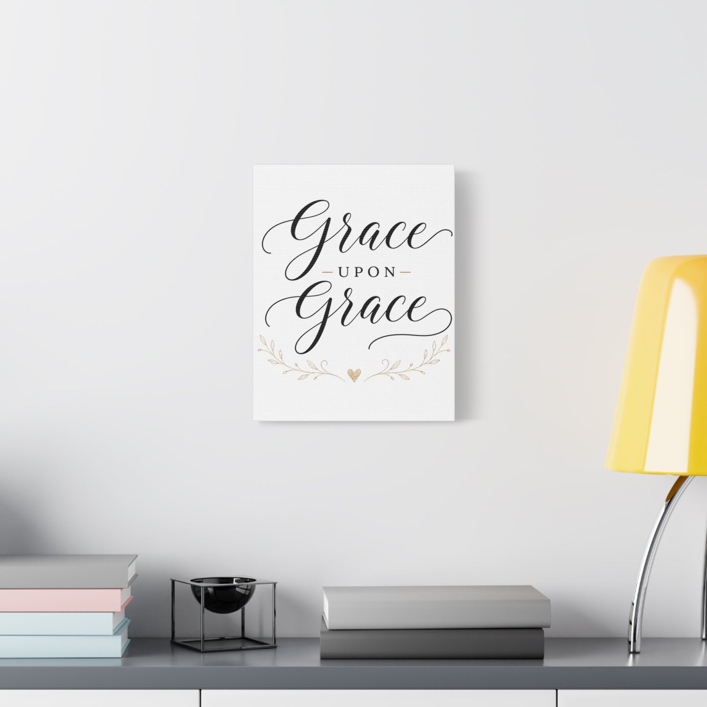 Grace Upon Grace Canvas Wall Art