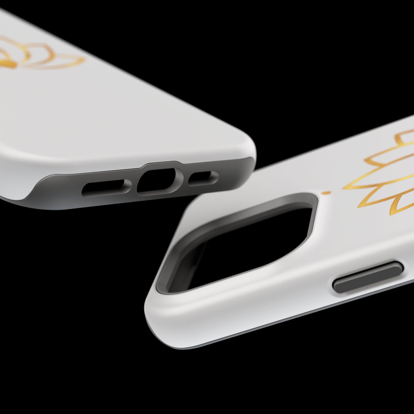Lotus Heart Magnetic Impact-Resistant Phone Case