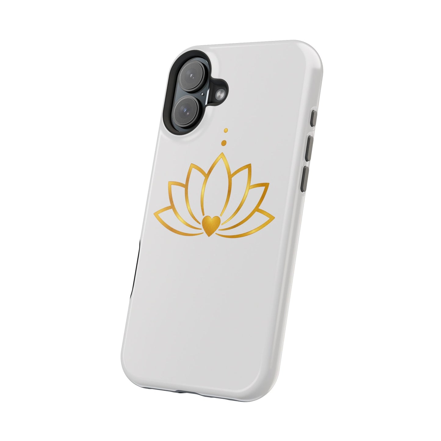 Lotus Heart Magnetic Impact-Resistant Phone Case