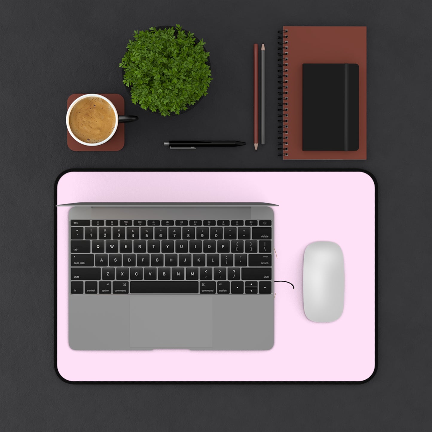 Become Her Pink Desk Mat